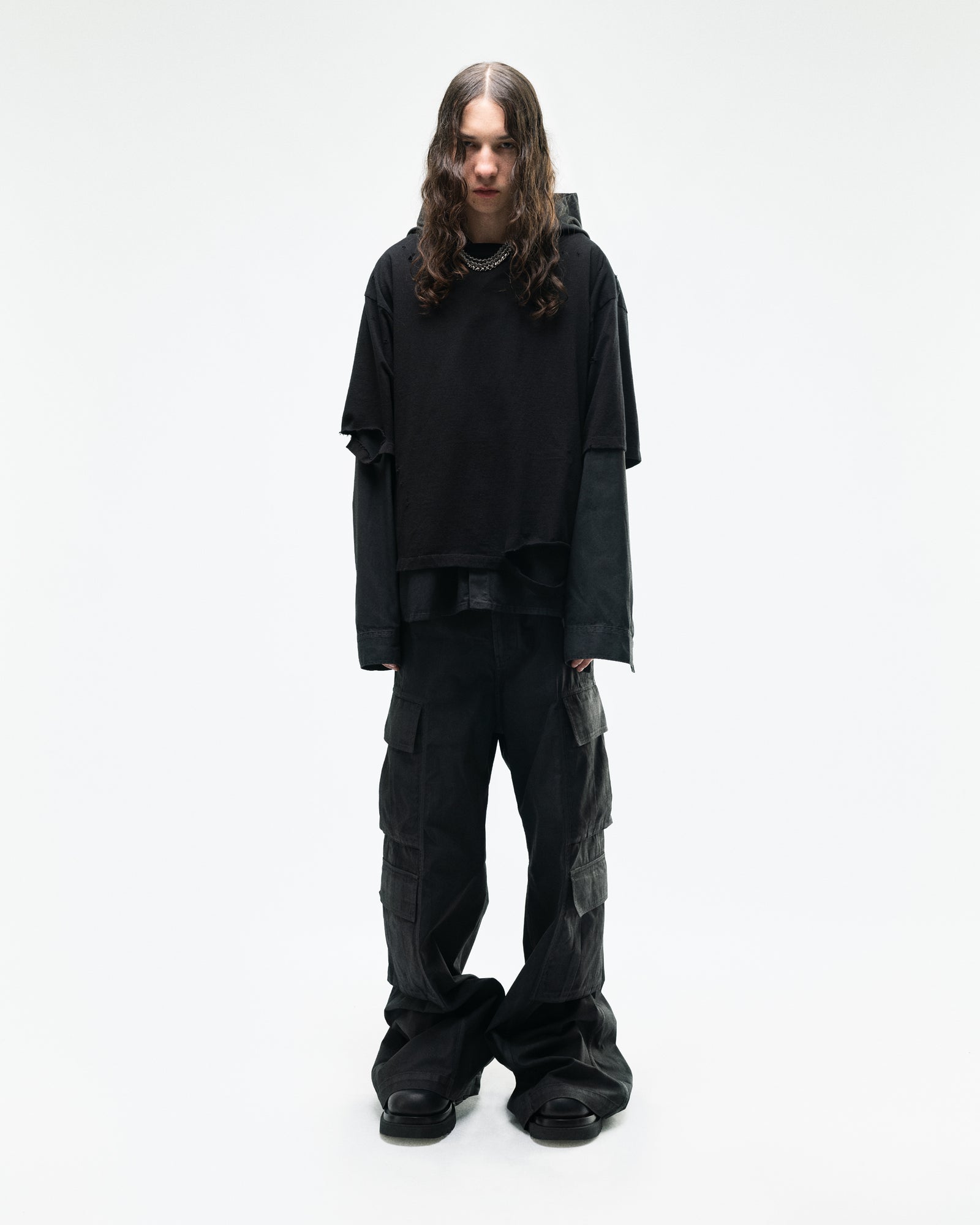 WAXED GRATTAN PANTS