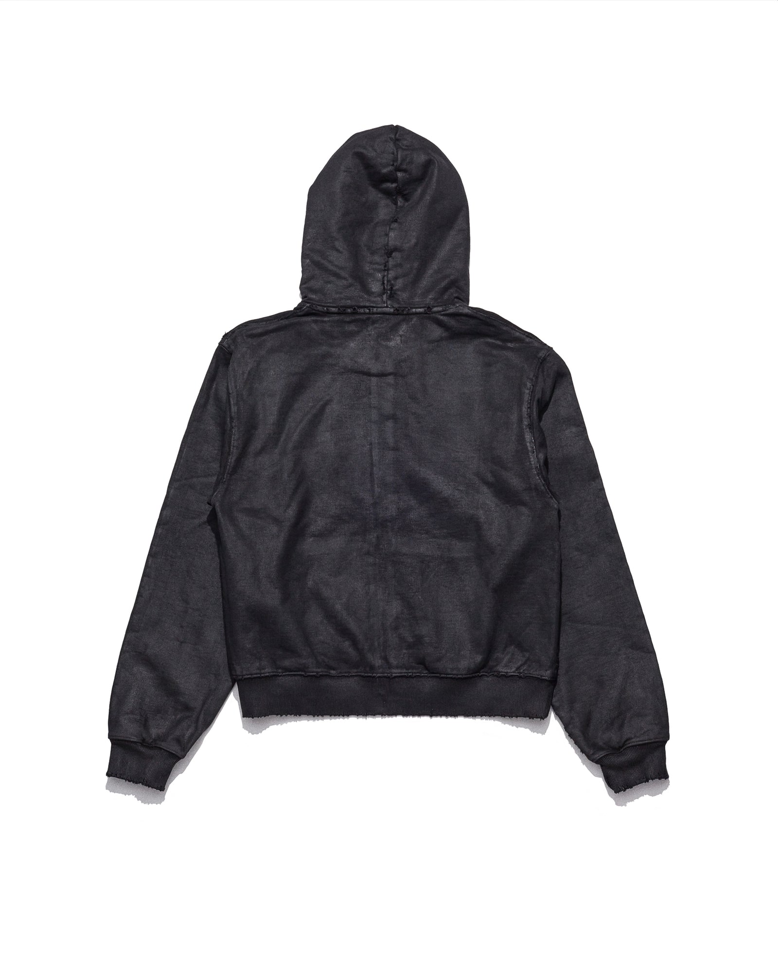 WAXED GARMENT-DYED ZIP HOODIE