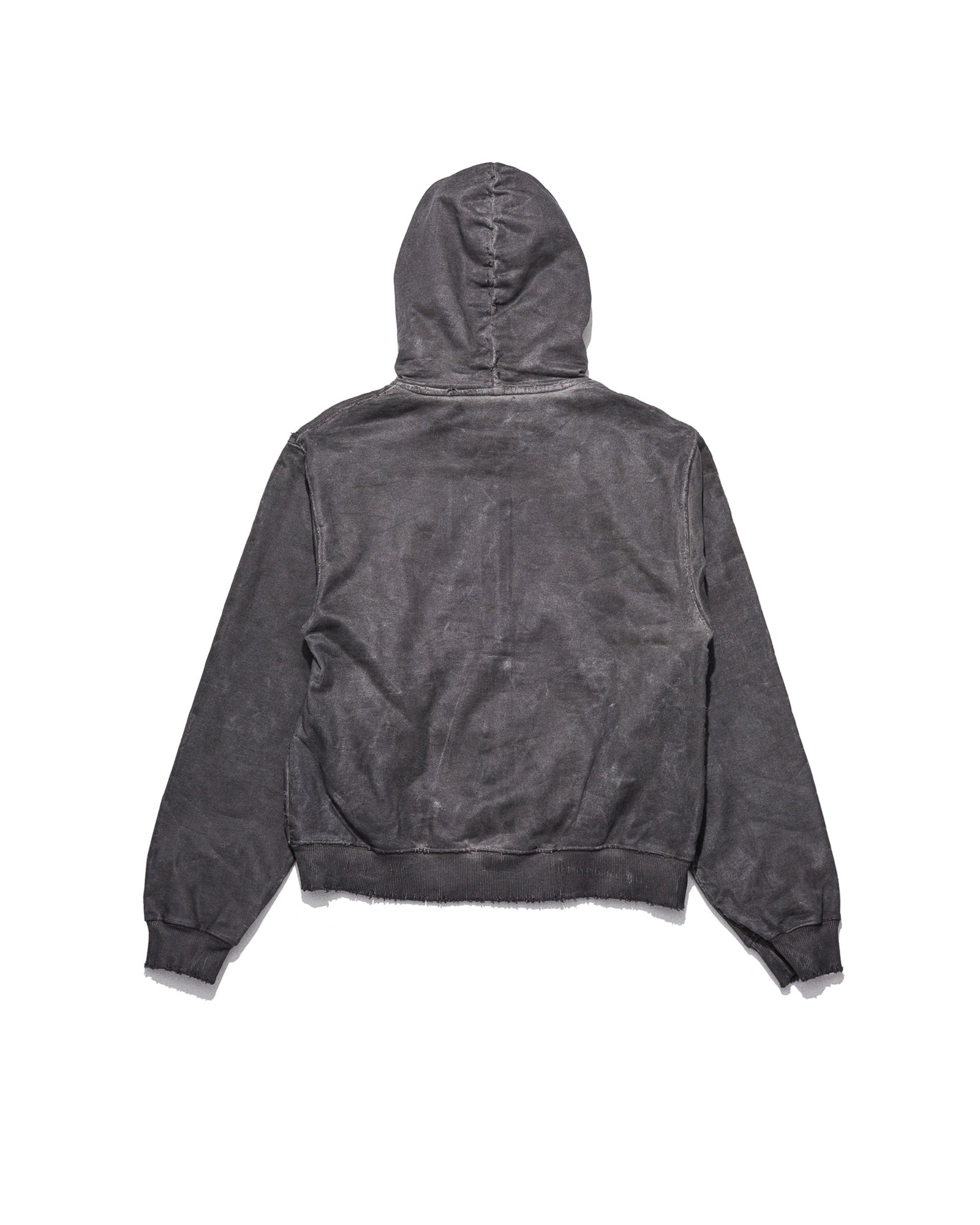 WAXED GARMENT-DYED ZIP HOODIE